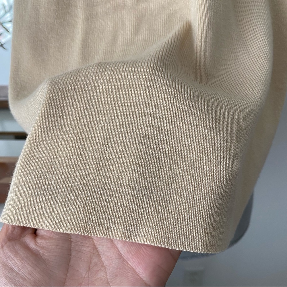 Princess Polly cream knit asymmetrical top - Picture 4 of 10